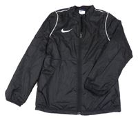 Černá šusťáková sportovní bunda s logem Nike