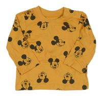 Oranžové tričko s Mickey PRIMARK