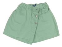 Tyrkysové riflové sukňové kraťasy Okaidi