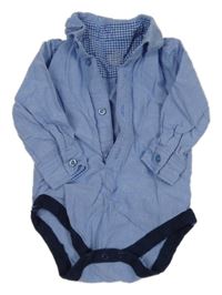 Modré melírované košilové body Early Days