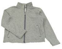 Sivá melírovaná prepínaci mikina C&A