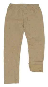 Piesková é teplákové legíny so srdiečkami Topolino