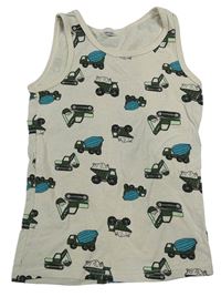 Sivé tielko so stavebními stroji Zeeman