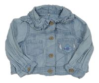 Světlemodrá lehká riflová bunda se Stitchem George