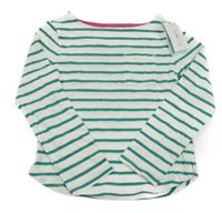 Nové - bílo-zelené pruhované triko John Lewis