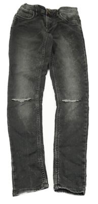 Šedé slim rifle s dírami Garcia