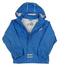 Modrá nepromokavá jarná bunda s kapucňou LEGO