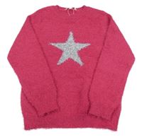 Ružový sveter s hviezdou