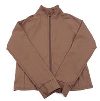 Vínová sportovní propínací mikina F&F