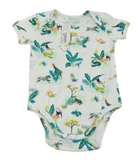 Nové - bílé body se zvířaty 