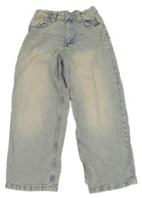 Světlemodré baggy rifle H&M