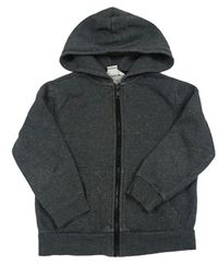 Tmavosivá prepínaci mikina s kapucňou H&M