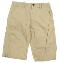 Béžové plátěné chino kraťasy Denim Co.