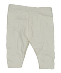 Biele pletené tepláky Nutmeg