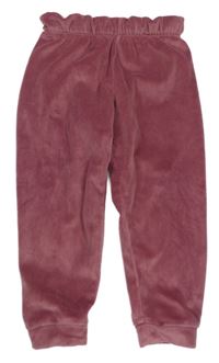 Staroružové plyšové tepláky Lupilu