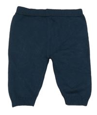 Tmavomodré pletené tepláky Nutmeg