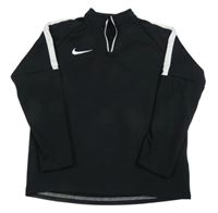 Černo-bílá thermo mikina s logem Nike