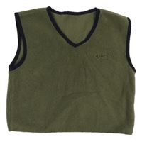 Khaki fleecová vesta Jako-o