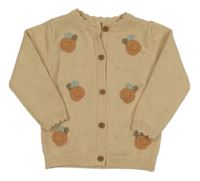 Marhuľový prepínaci sveter s pomeranči Tu