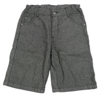 Černo-bílé melírované kraťasy Yigga