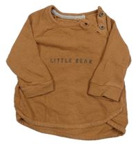 Hnedá ľahká mikina s nápisom George