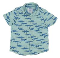 Světlemodrá košile s krokodýly C&A