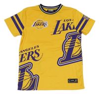 Žluto-fialové sportovní tričko - Lakers NBA