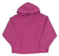 Fialová mikina s kapucňou Zara