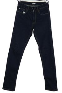Pánske tmavomodré skinny rifle Firetrap vel. 28S