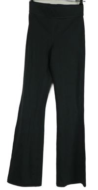 Dámske tmavosivé športové teplákové nohavice H&M