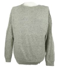 Pánsky sivý melírovaný sveter Dunnes