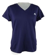 Dámské námořnicky modré sportovní funkční tričko Adidas 