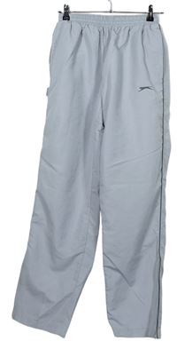 Pánske sivé šušťákové nohavice Slazenger