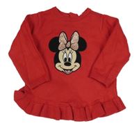 Červený svetr s Minnie Disney
