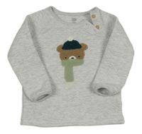 Sivá mikina s medvedíkom F&F