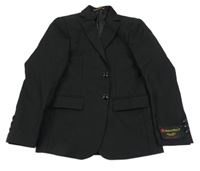 Čierne slávnostné vlnené sako