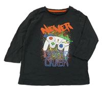 Černé triko s ovladačem TU