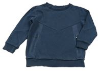 Tmavomodrá mikina s nápisom George