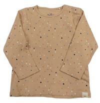 Svetloružové bodkovaná é tričko Topomini