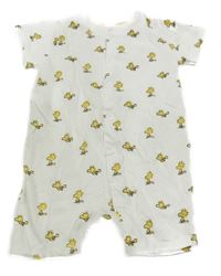 Bílý overal s obrázky H&M