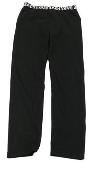 Černé legíny s nápisy Shein