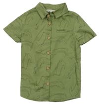 Khaki košeľa Primark