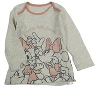 Béžové triko s Minnie a Daisy  Disney