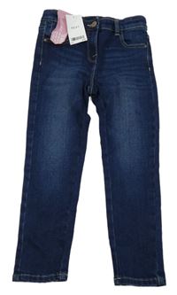 Nové - Tmavomodré skinny rifle Next 