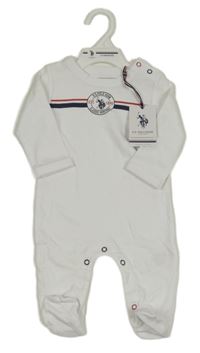 Nové - Bílý overal s logem U.S. Polo Assn.
