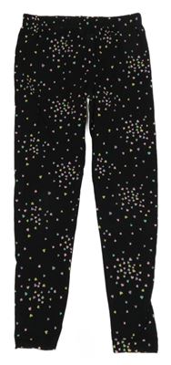 Černé legíny se srdíčky Kiki&Koko