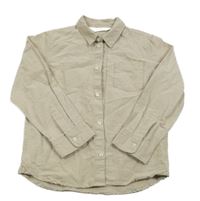 Béžová melírovaná košile H&M