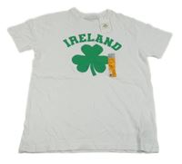 Nové - Bílé tričko s nápisem Primark