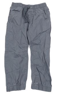 Sivé plátenné cuff nohavice Denim Co.