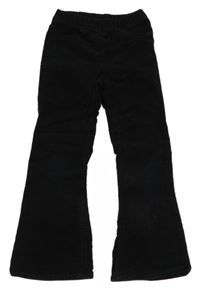 Čierne flare manšestráky H&M